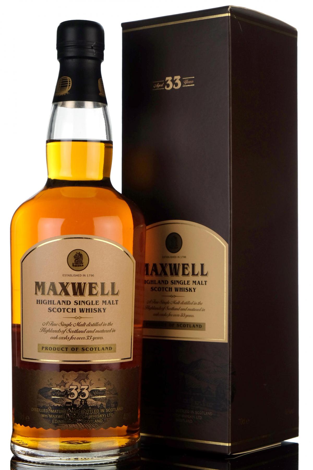 Maxwell 1979 - 33 Year Old