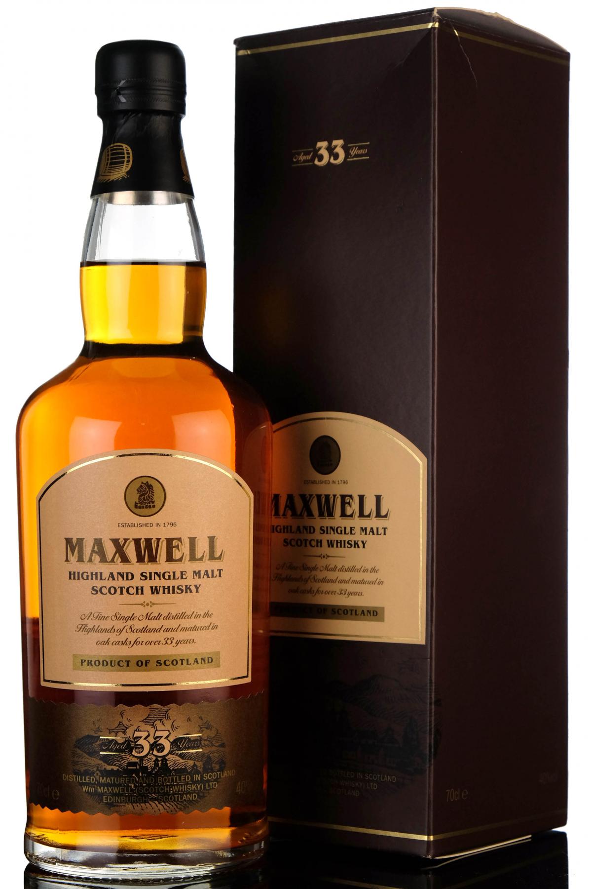 Maxwell 1979 - 33 Year Old