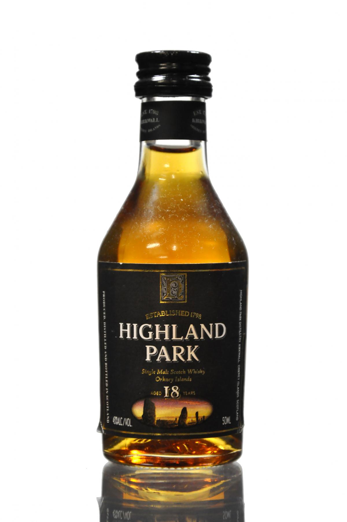 Highland Park 18 Year Old Miniature