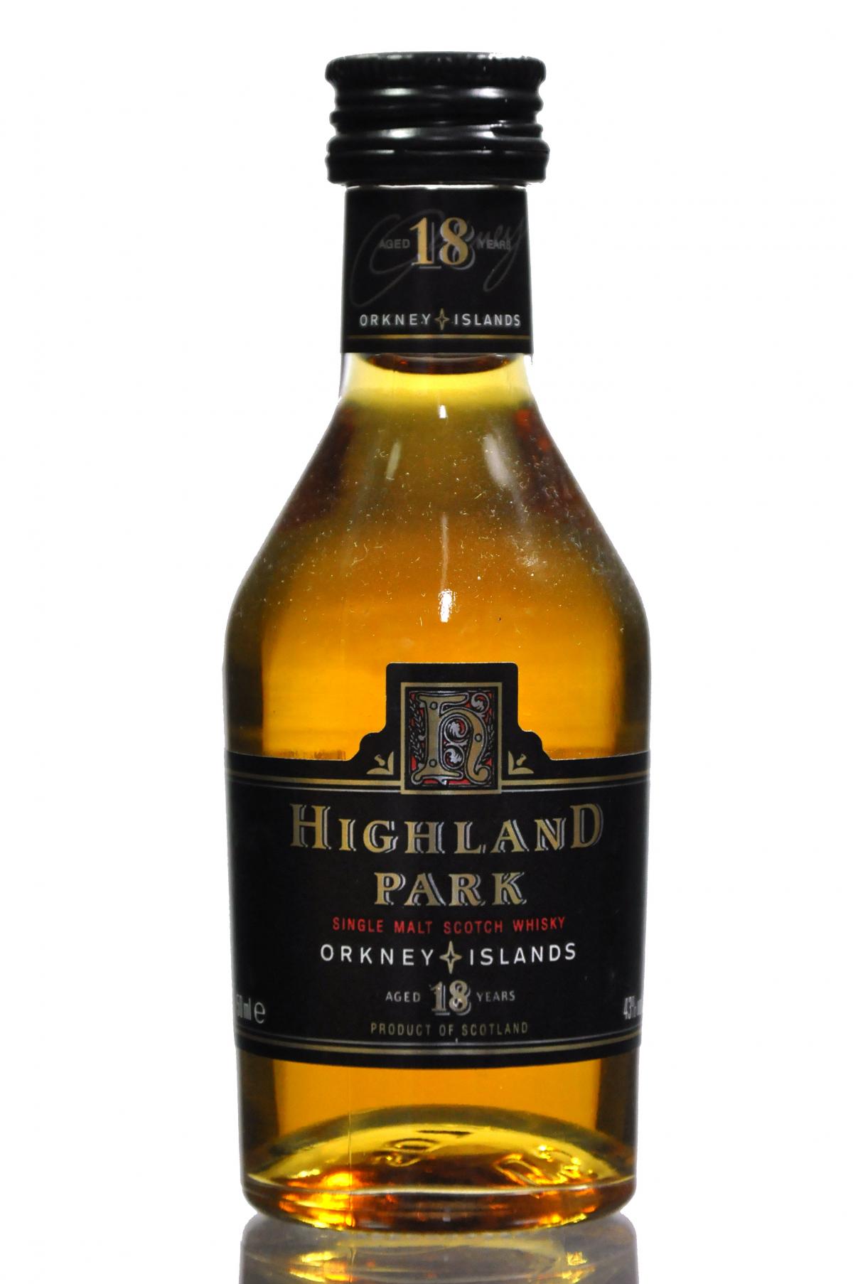 Highland Park 18 Year Old Miniature