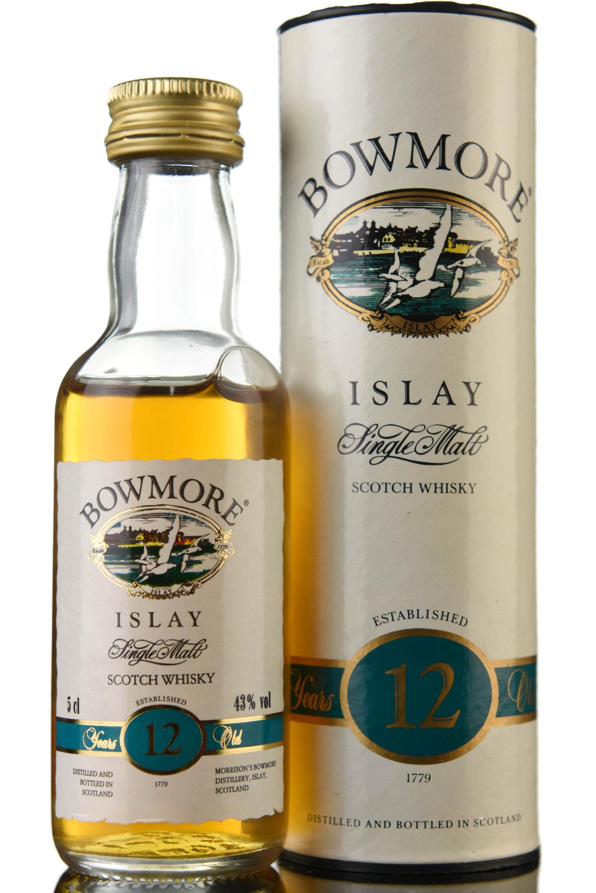 Bowmore 12 Year Old Miniature