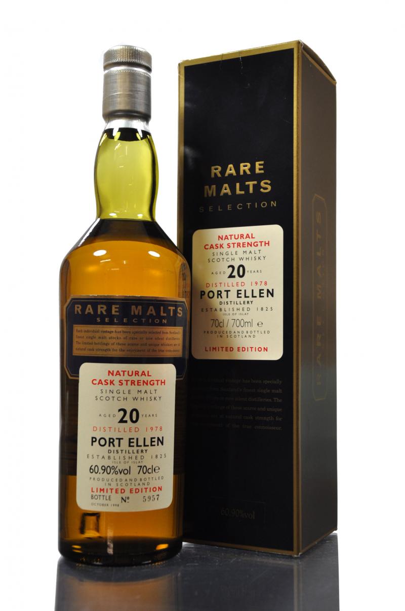 Port Ellen 1978-1998 - 20 Year Old - Rare Malts 60.90%