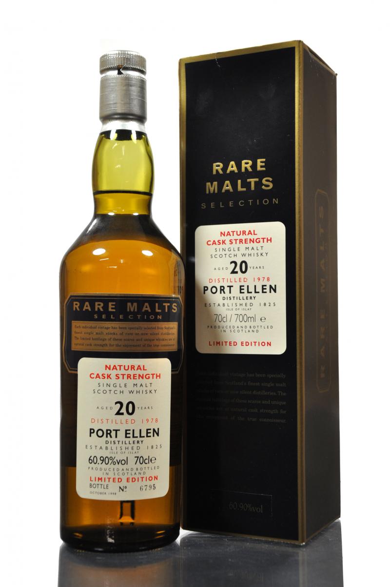 Port Ellen 1978-1998 - 20 Year Old - Rare Malts 60.90%