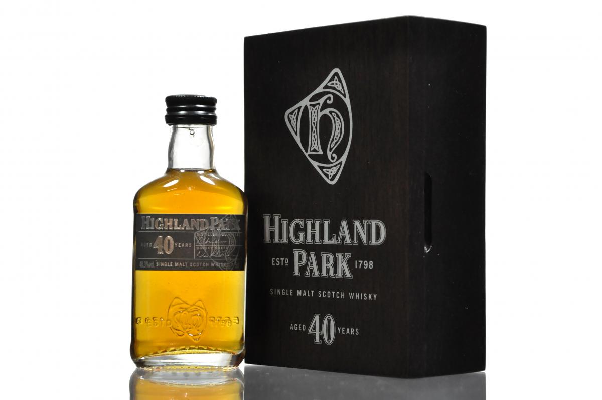Highland Park 40 Year Old Miniature