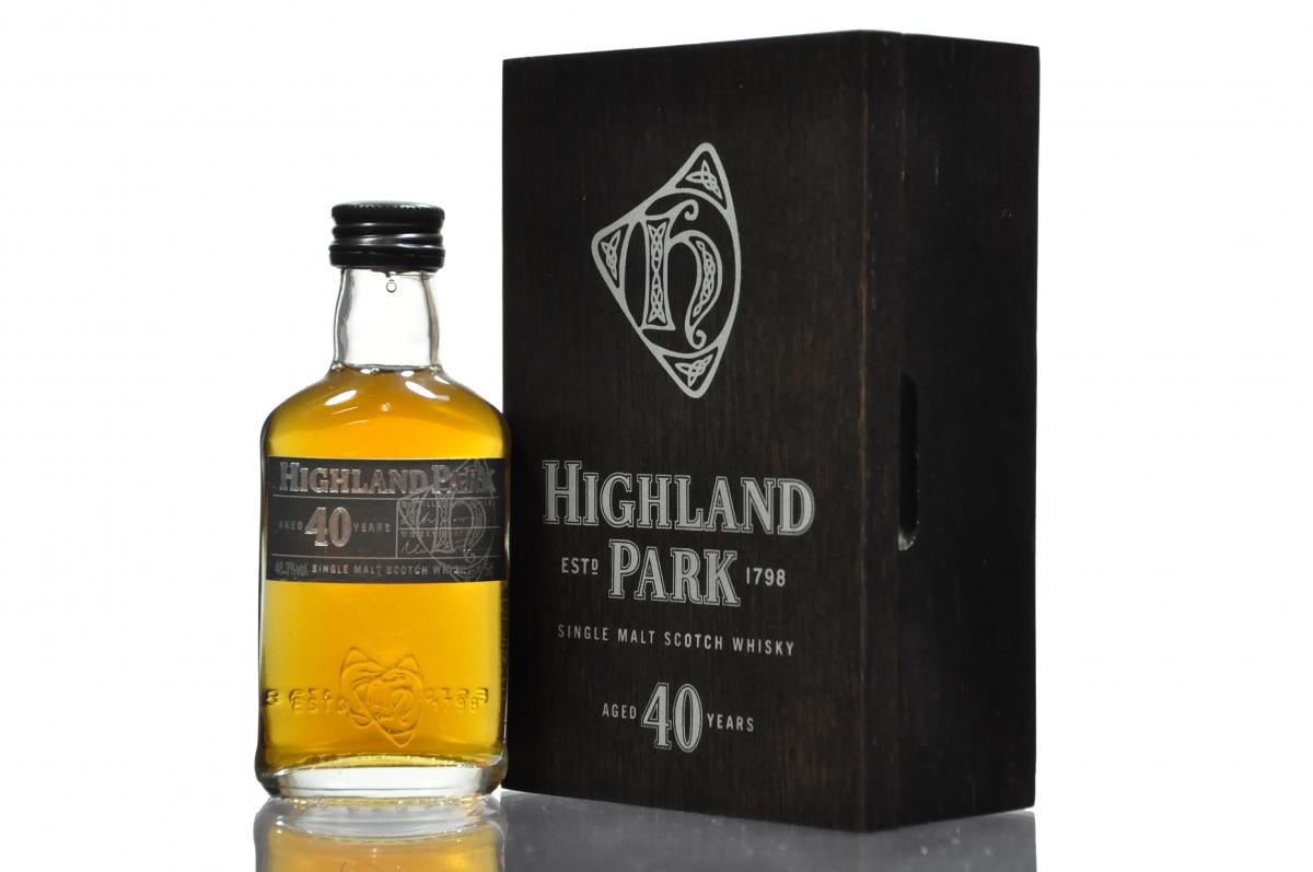 Highland Park 40 Year Old Miniature