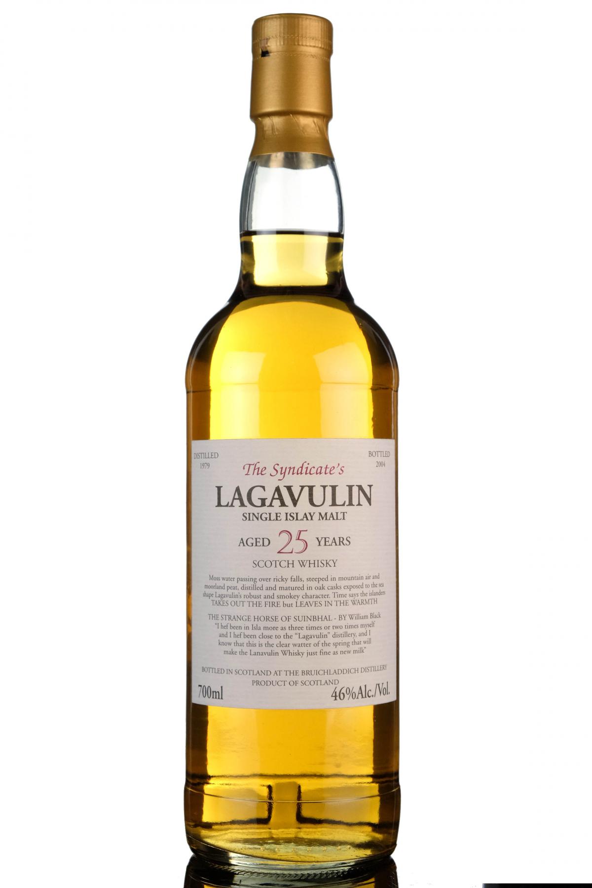 Lagavulin 1979-2004 - 25 Year Old - The Syndicate