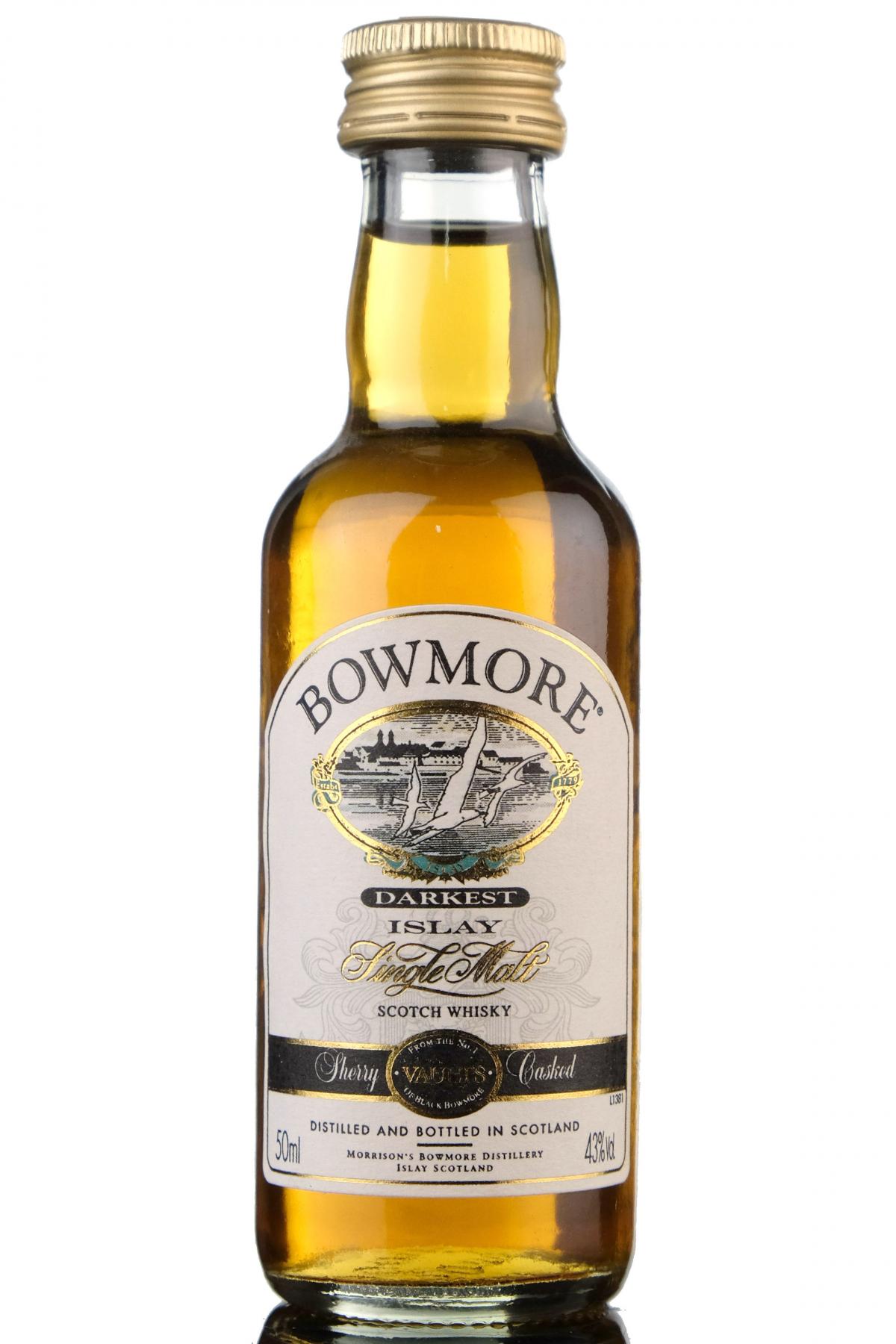 Bowmore Darkest Miniature