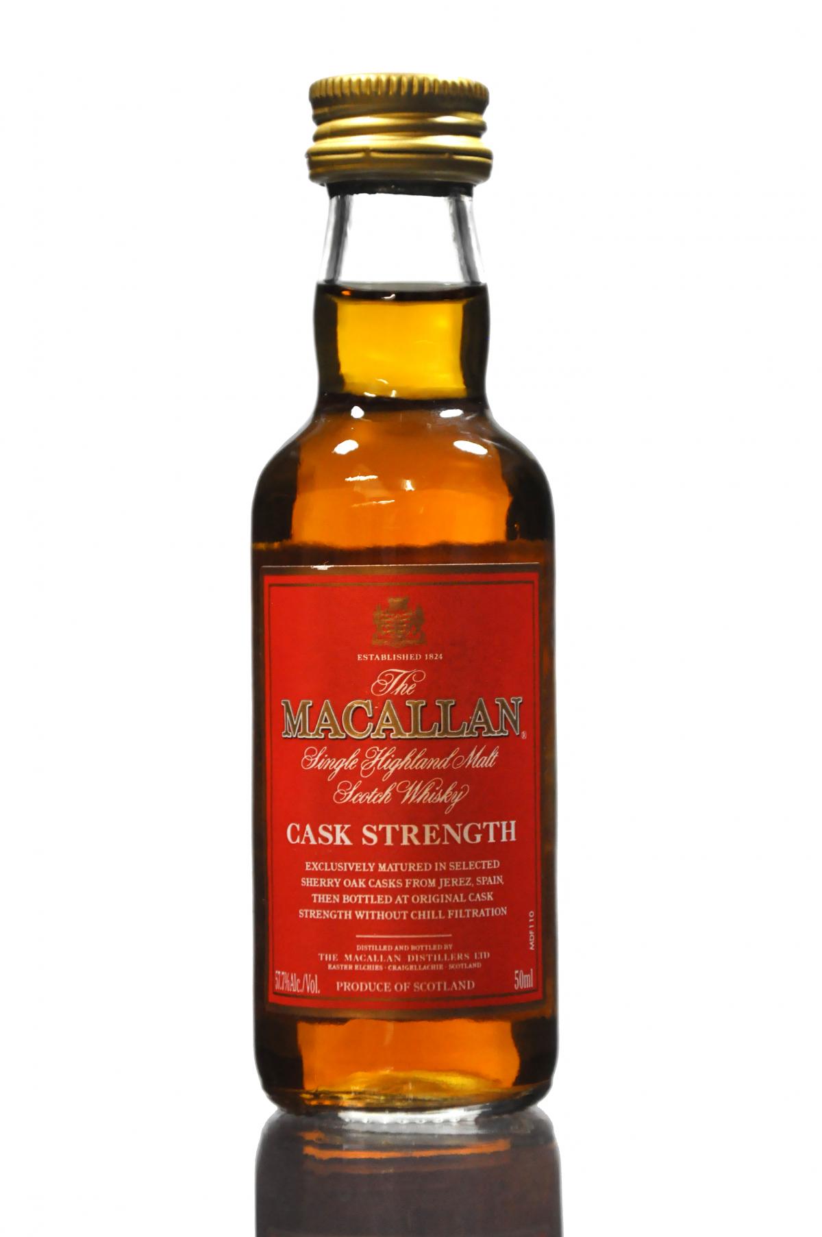 Macallan Cask Strength Miniature