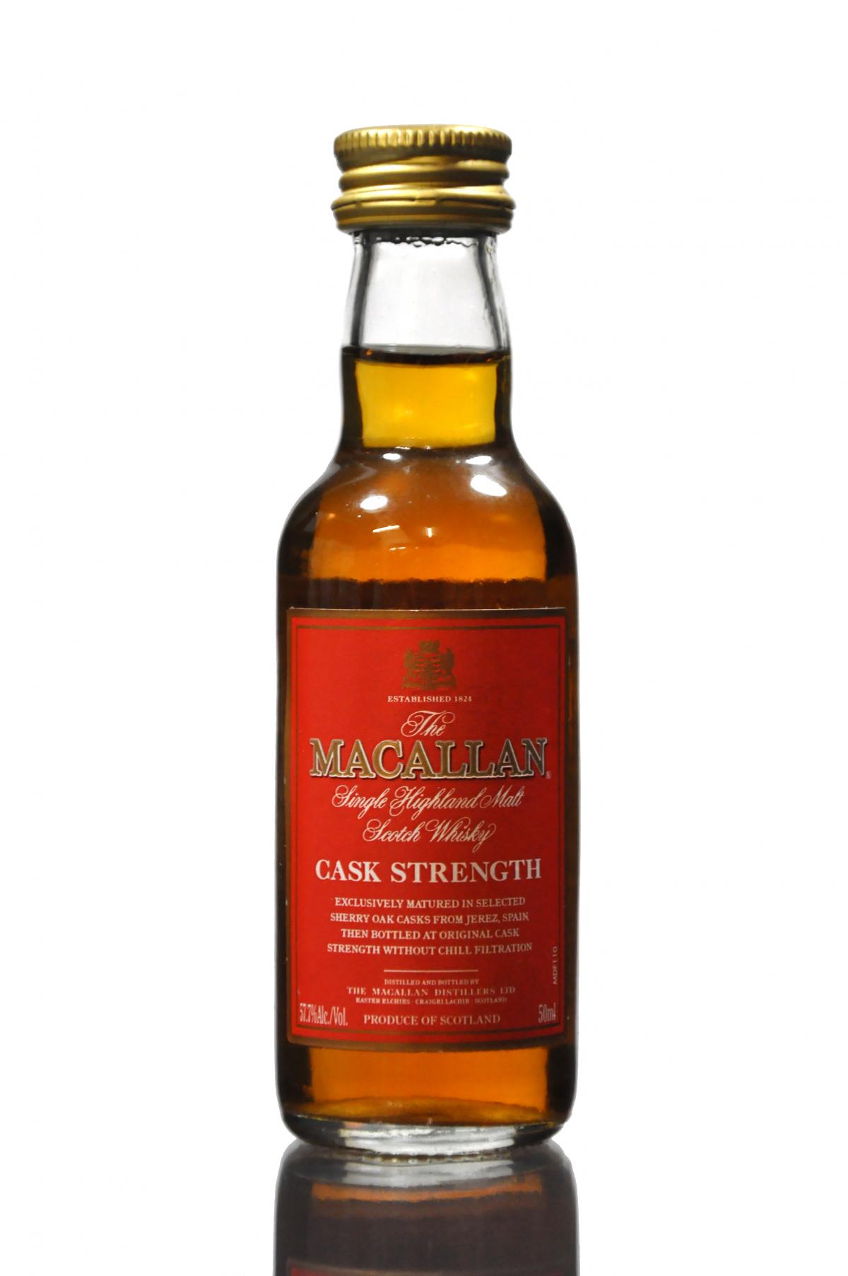 Macallan Cask Strength Miniature