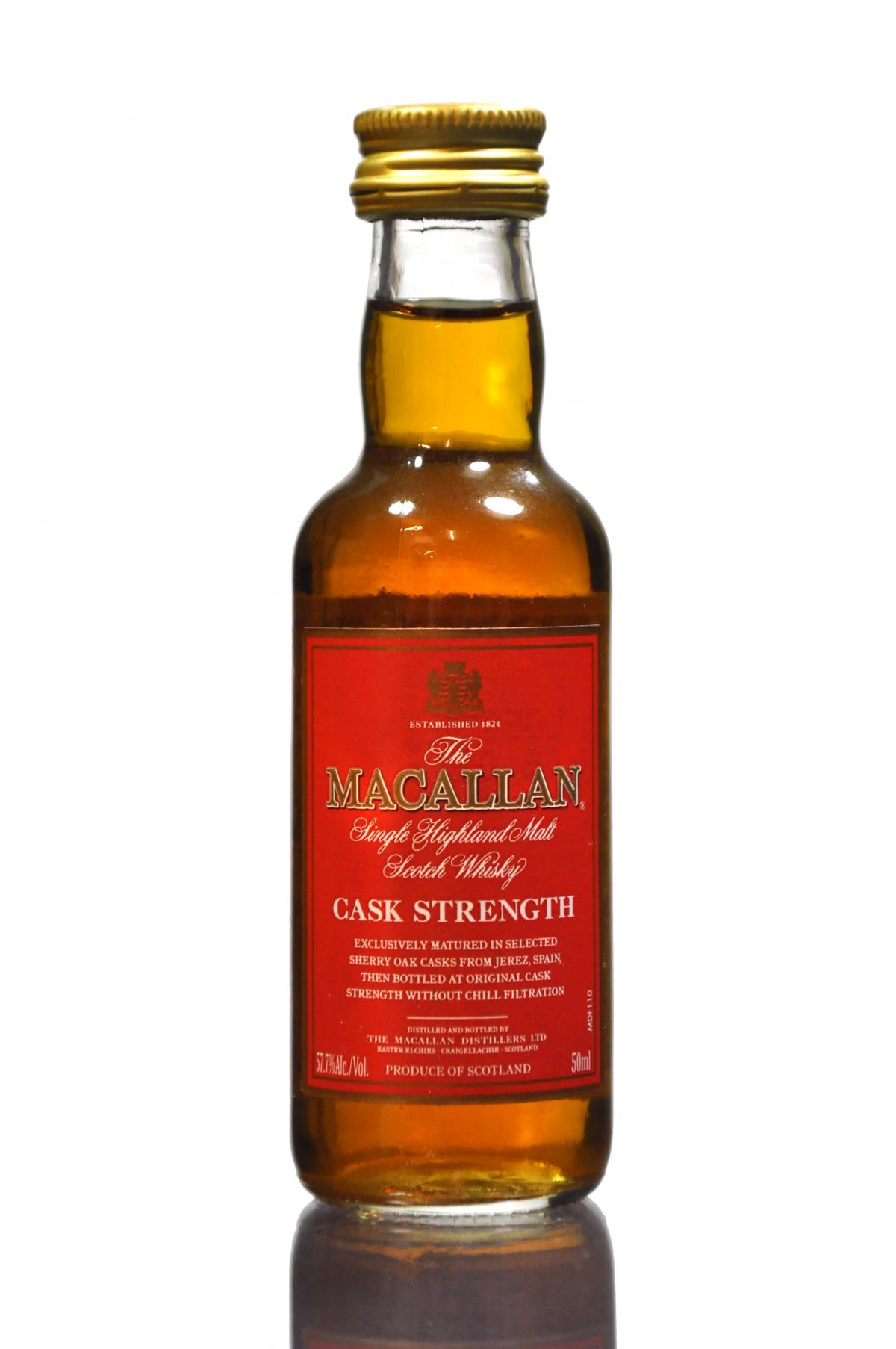 Macallan Cask Strength Miniature