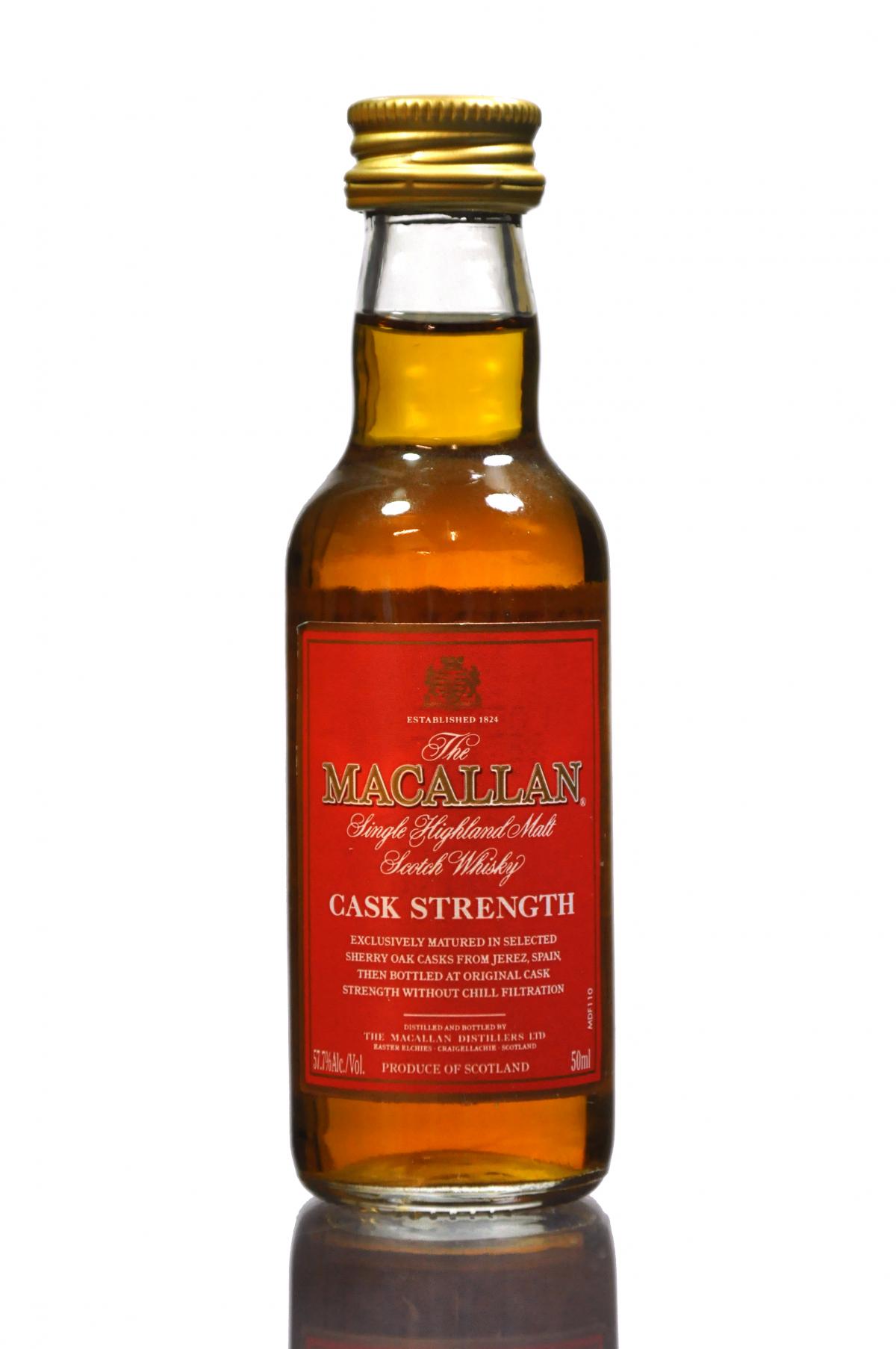 Macallan Cask Strength Miniature