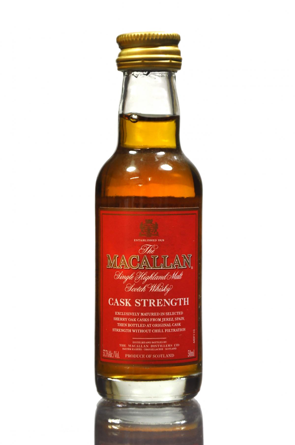 Macallan Cask Strength Miniature