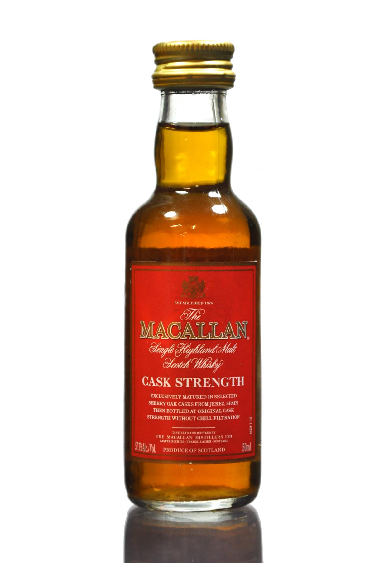 Macallan Cask Strength Miniature