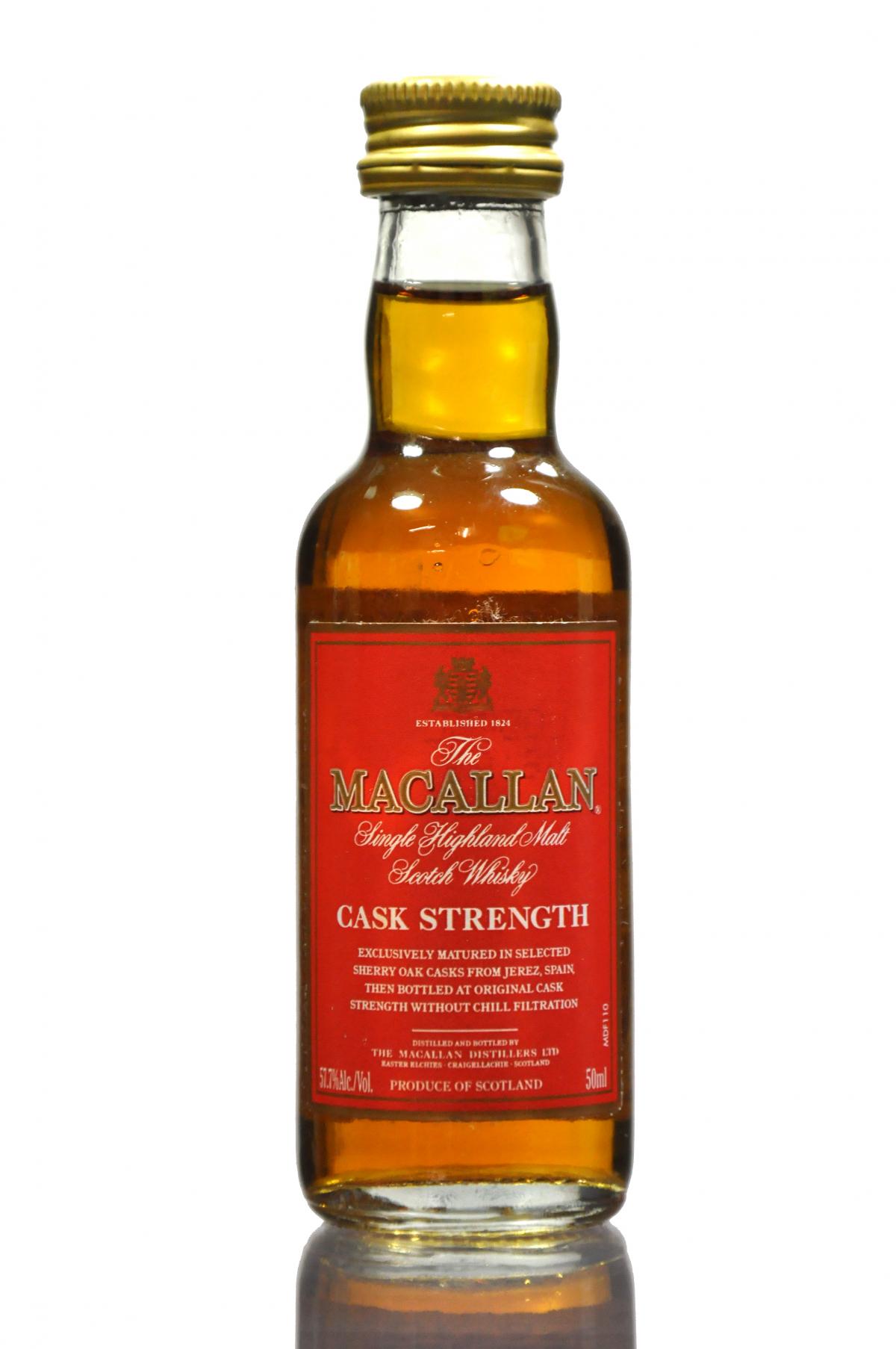 Macallan Cask Strength Miniature