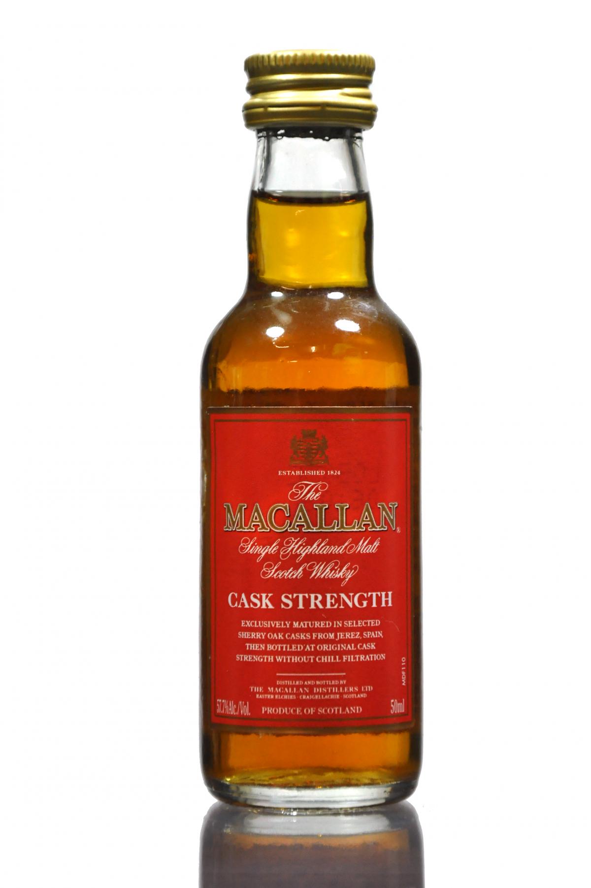 Macallan Cask Strength Miniature