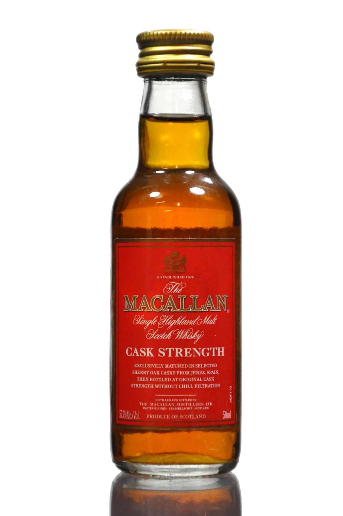 Macallan Cask Strength Miniature