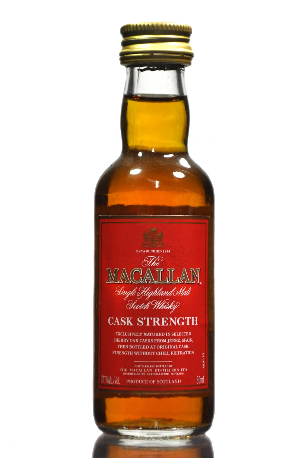 Macallan Cask Strength Miniature