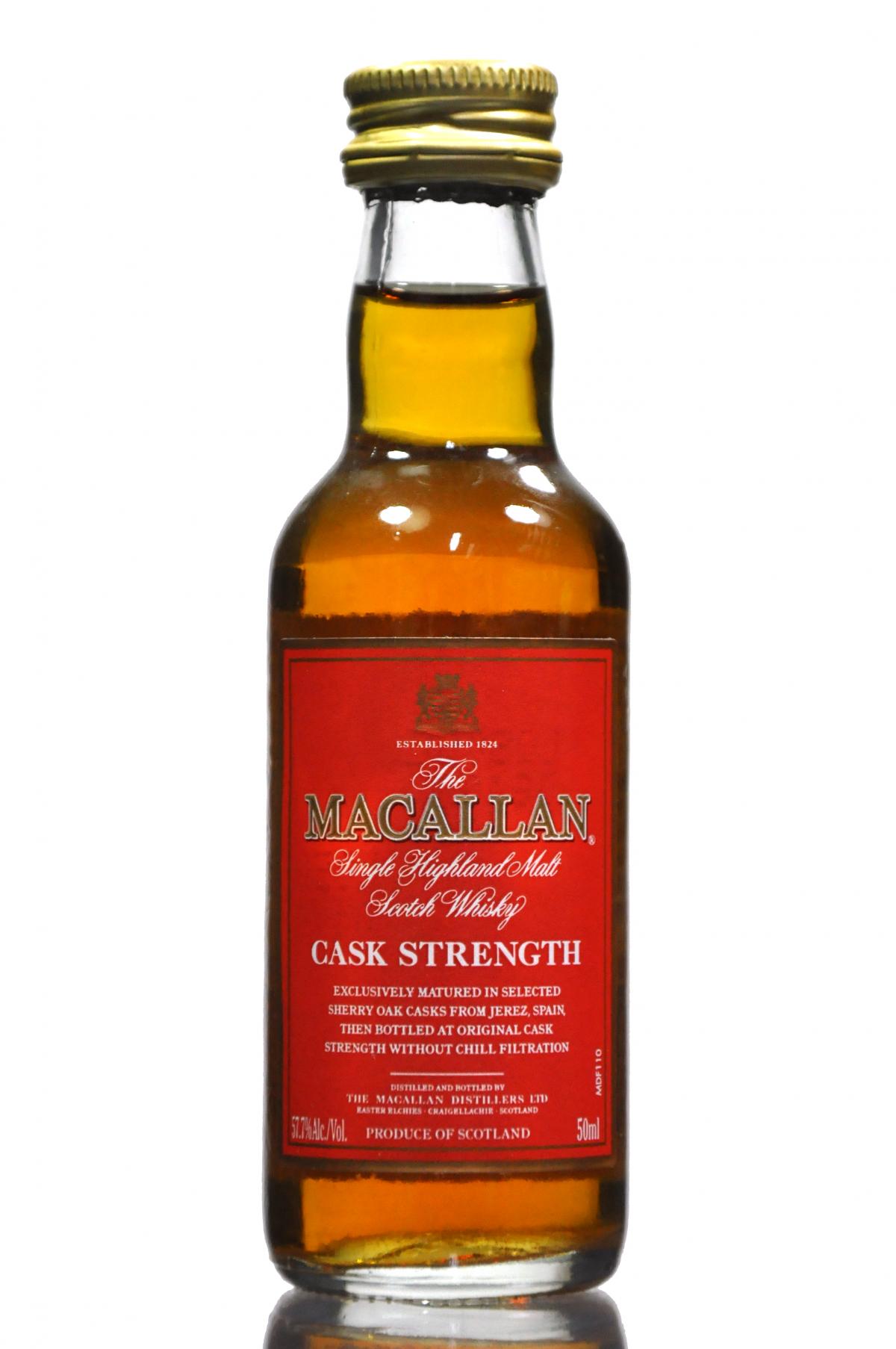 Macallan Cask Strength Miniature