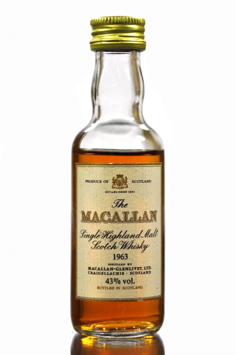 Macallan 1963 Miniature