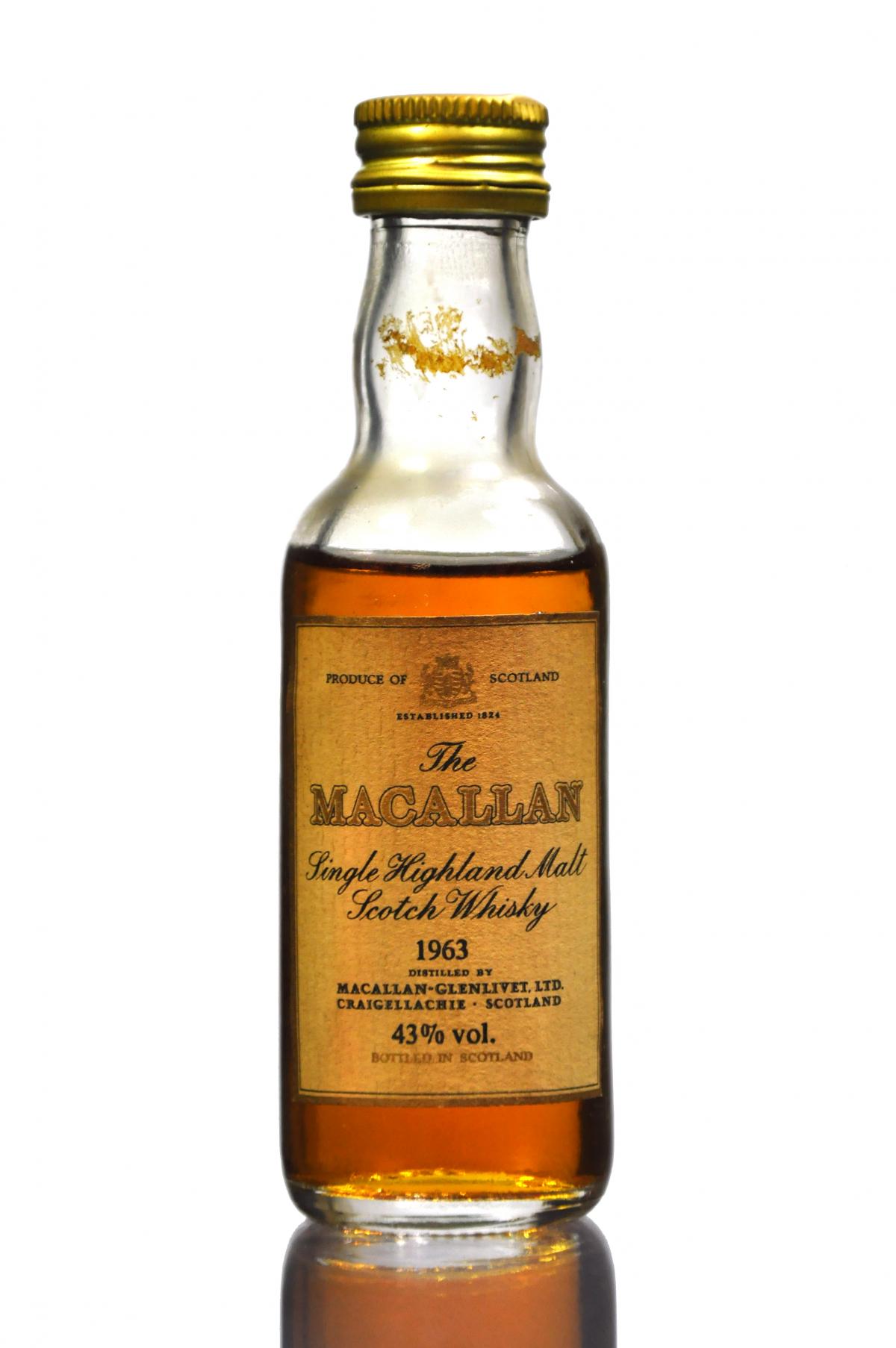 Macallan 1963 Miniature