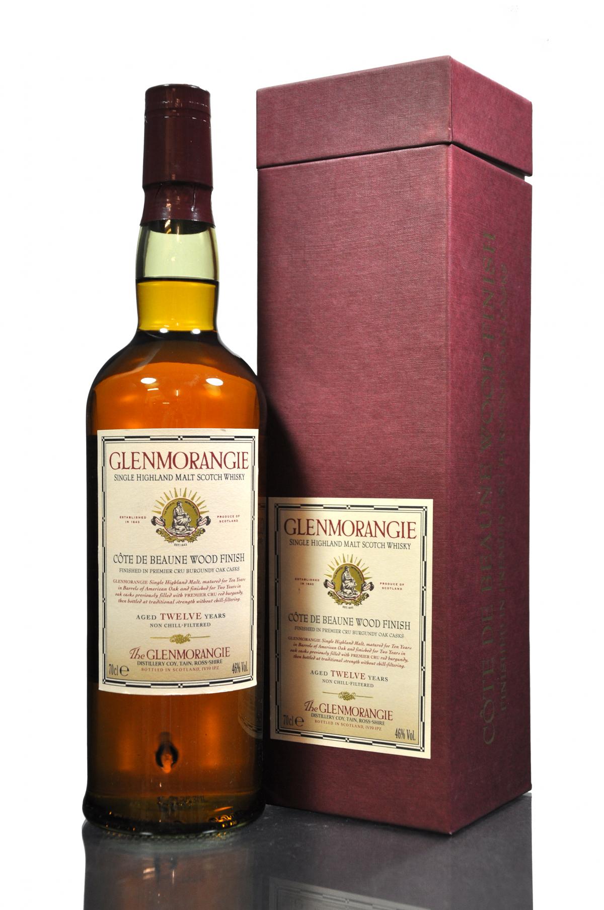 Glenmorangie 12 Year Old - Cote De Beaune Wood Finish