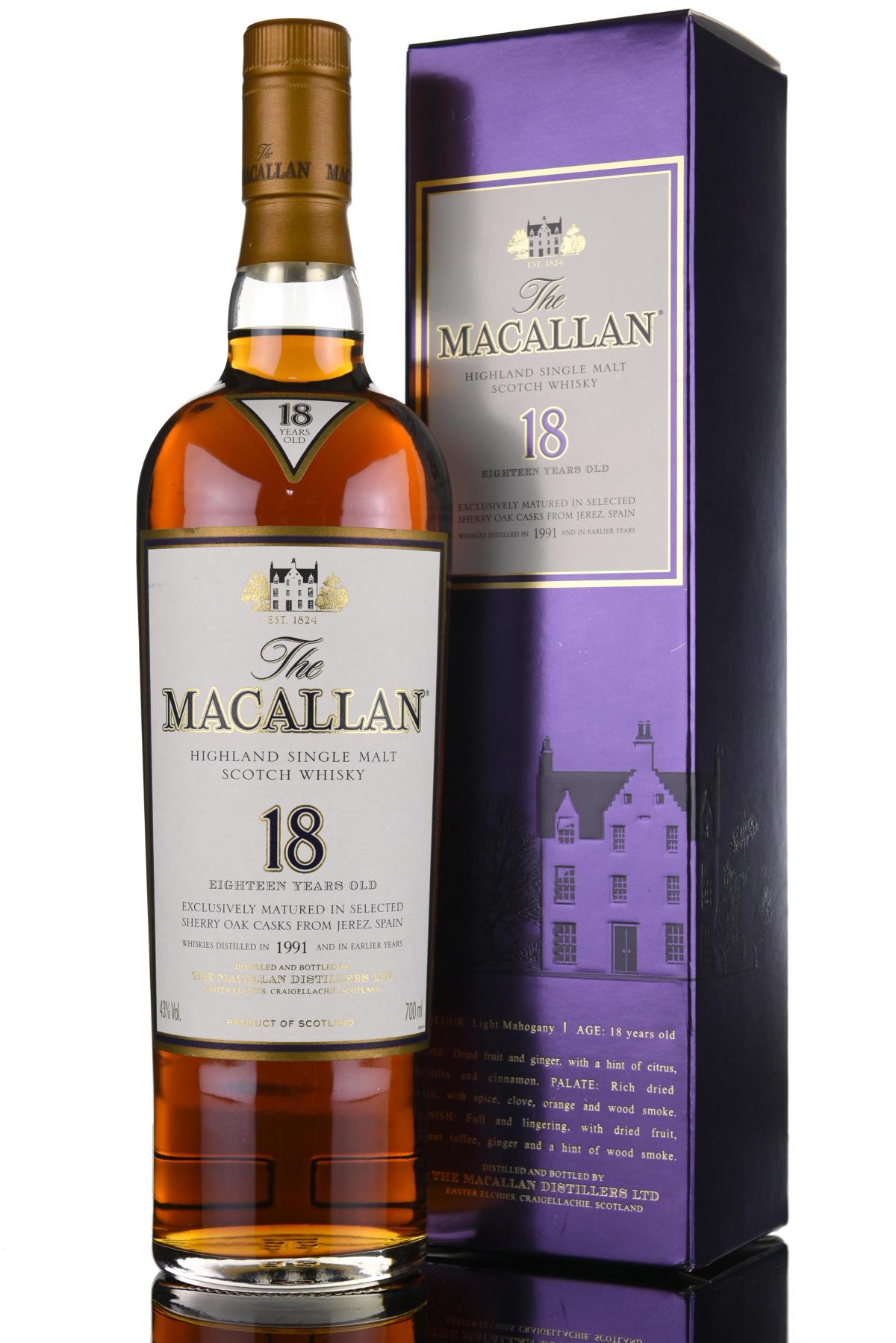 Macallan 1991 - 18 Year Old