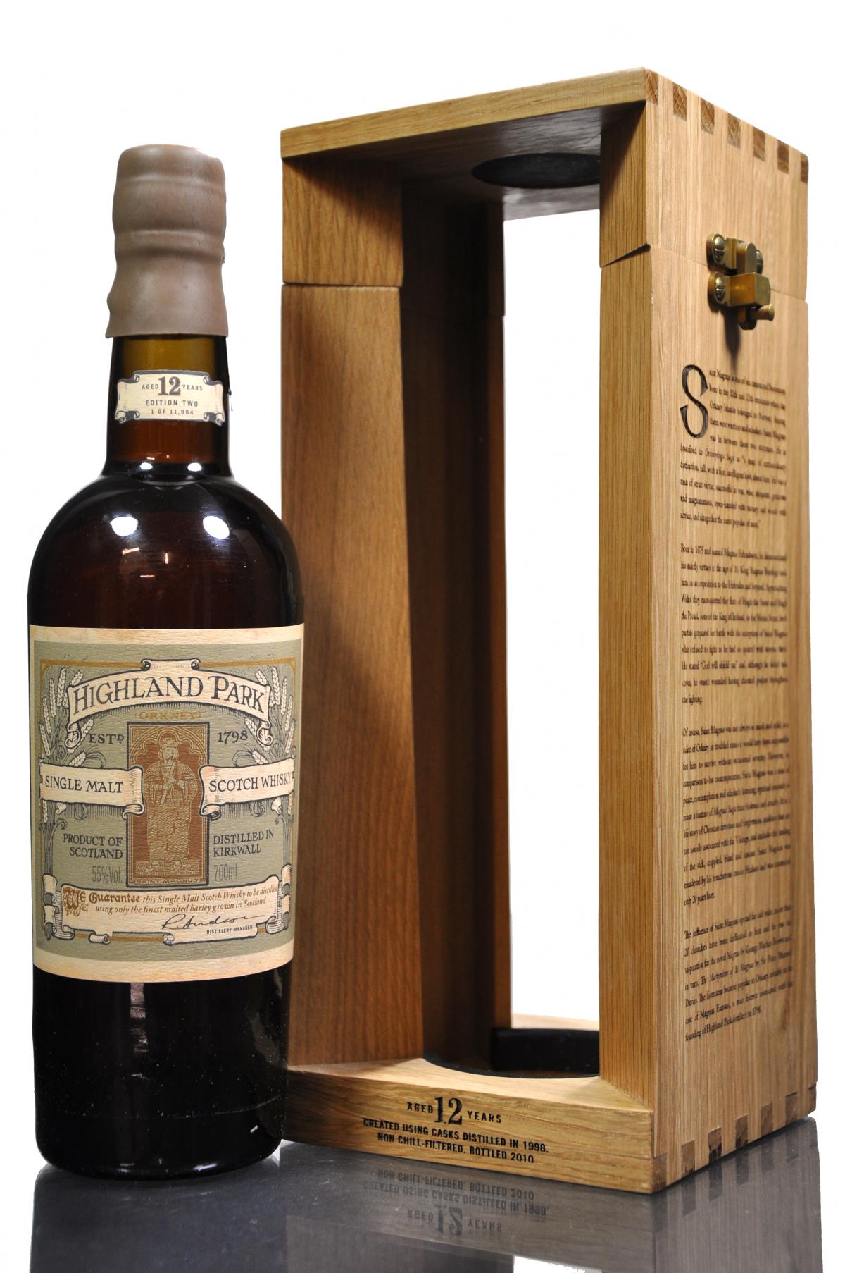 Highland Park 12 Year Old - St Magnus - Second Edition