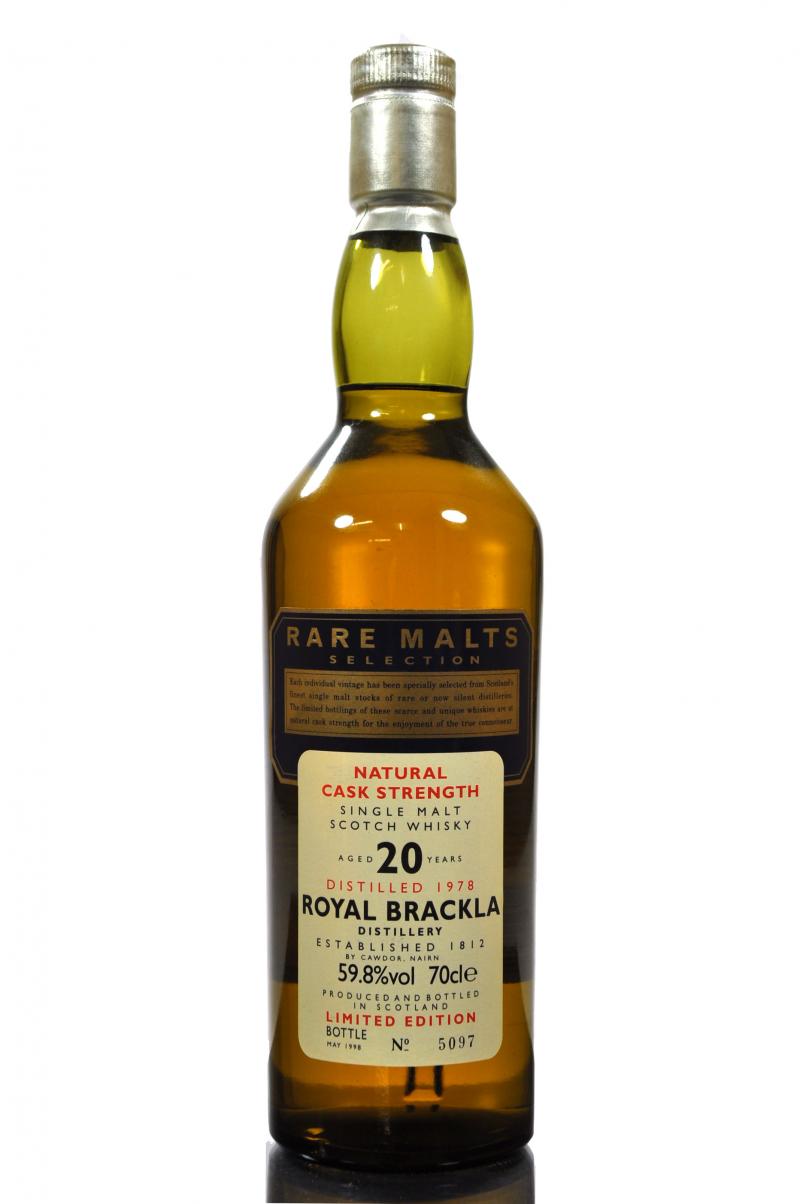 Royal Brackla 1978-1998 - 20 Year Old - Rare Malts 59.8%