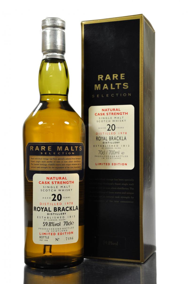 Royal Brackla 1978-1998 - 20 Year Old - Rare Malts 59.8%