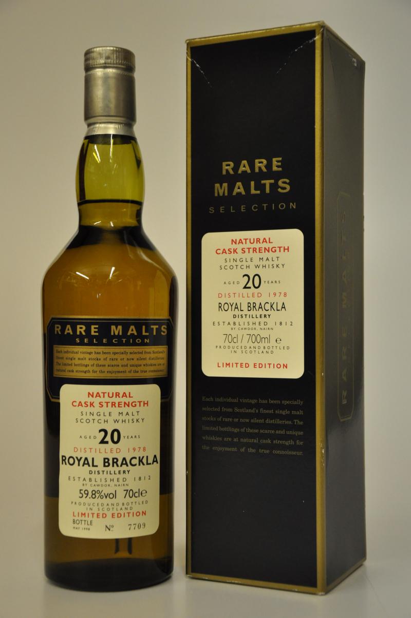 Royal Brackla 1978-1998 - 20 Year Old - Rare Malts 59.8%