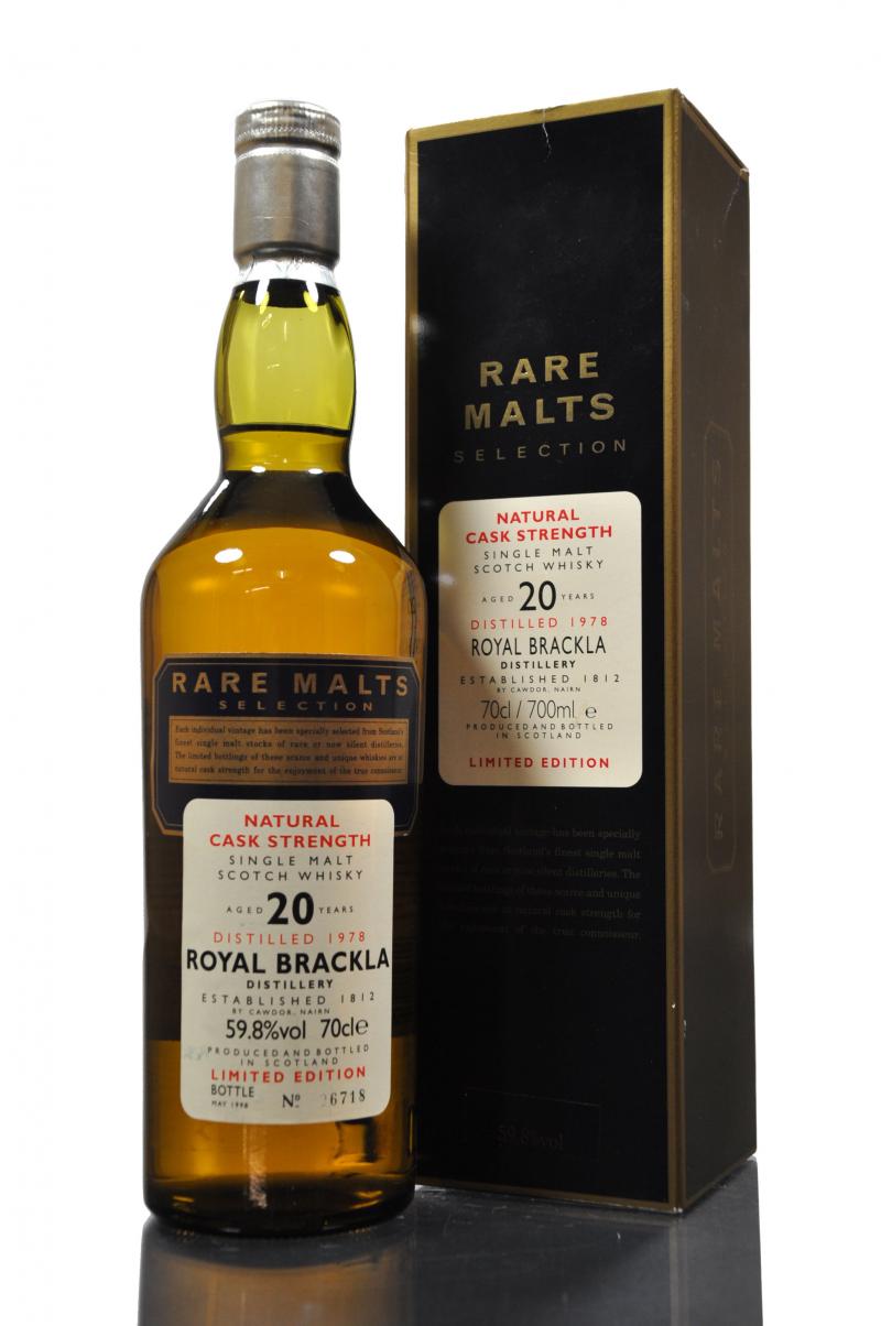 Royal Brackla 1978-1998 - 20 Year Old - Rare Malts 59.8%