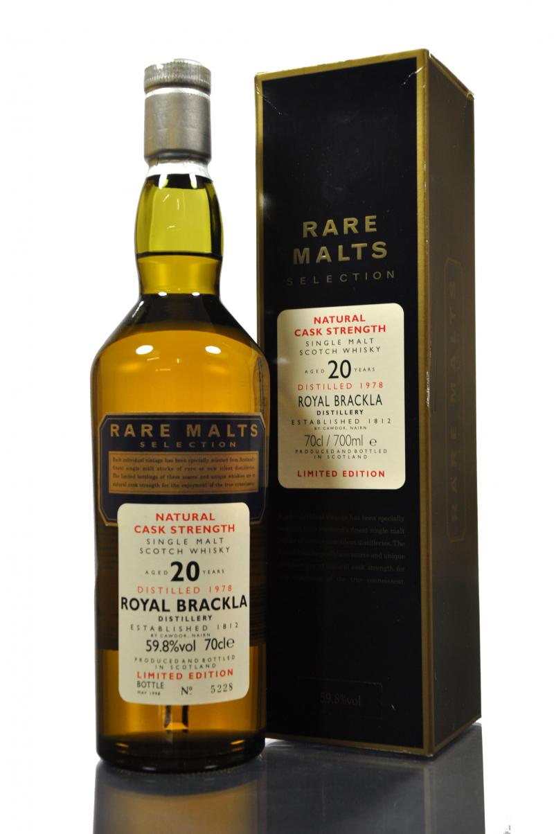 Royal Brackla 1978-1998 - 20 Year Old - Rare Malts 59.8%