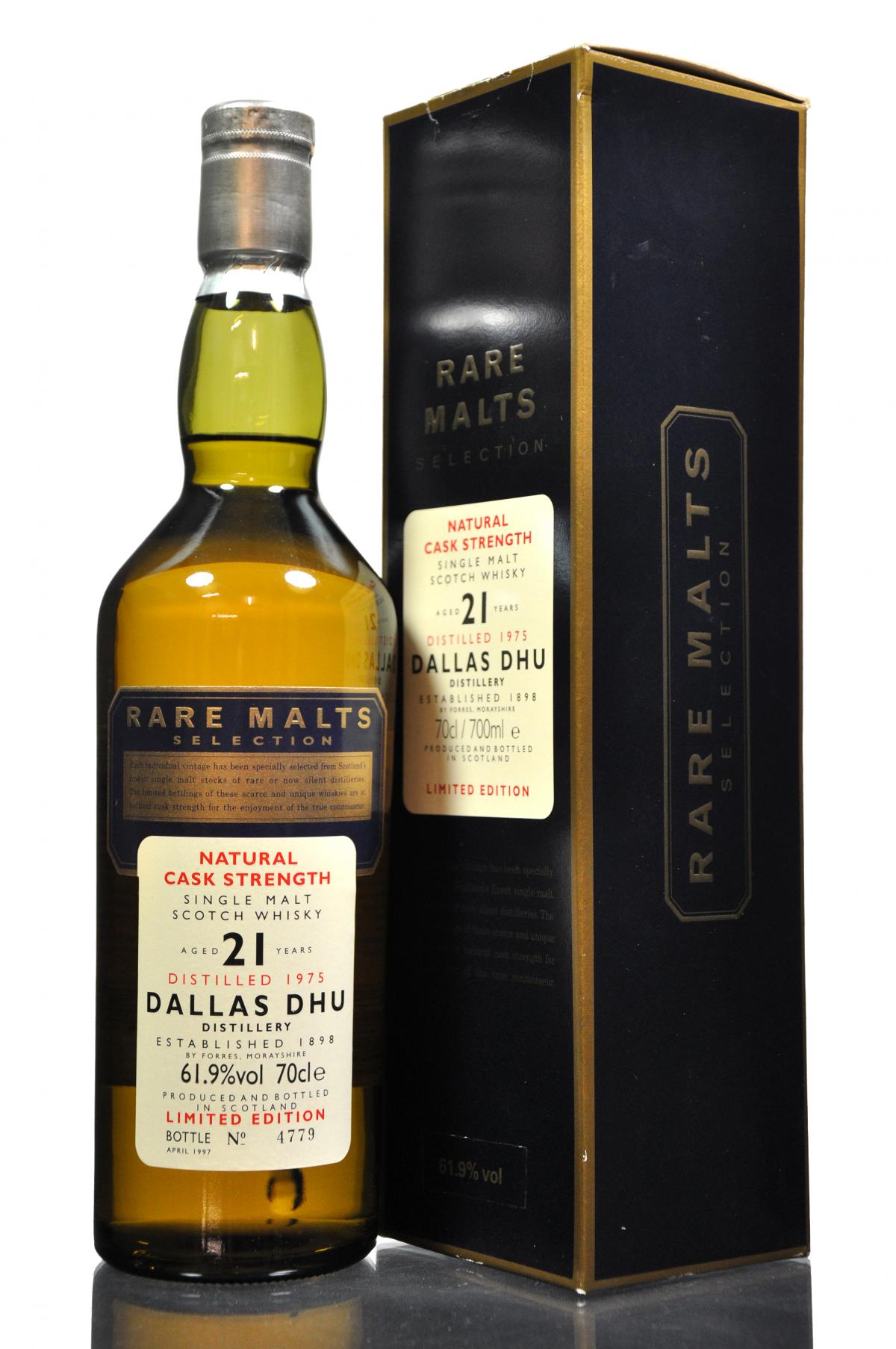 Dallas Dhu 1975-1997 - 21 Year Old - Rare Malts 61.9%