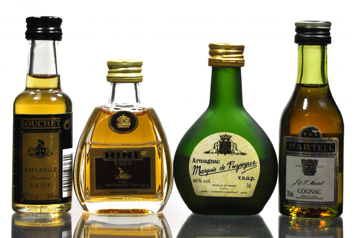 4 x Cognac Miniatures