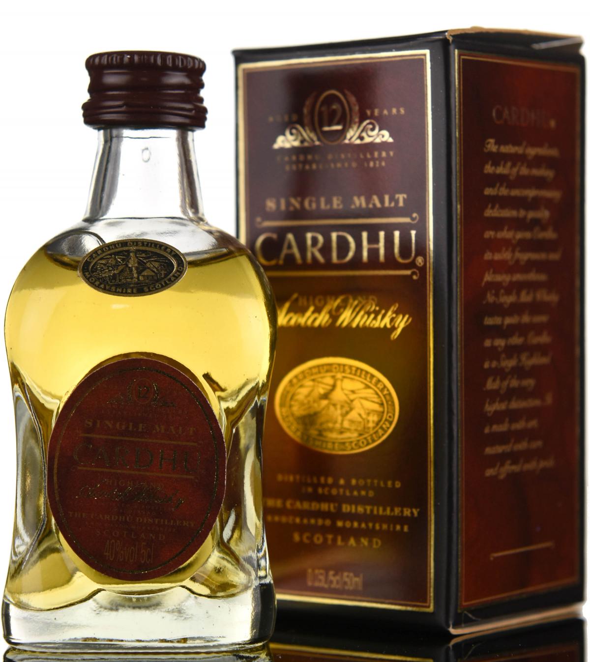 Cardhu 12 Year Old Miniature