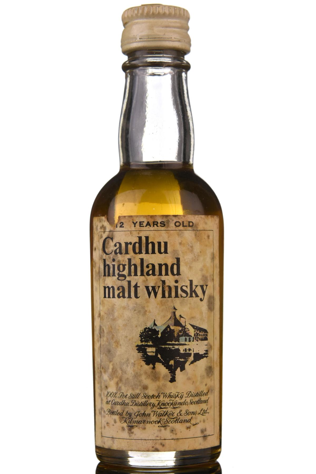 Cardhu 12 Year Old Miniature