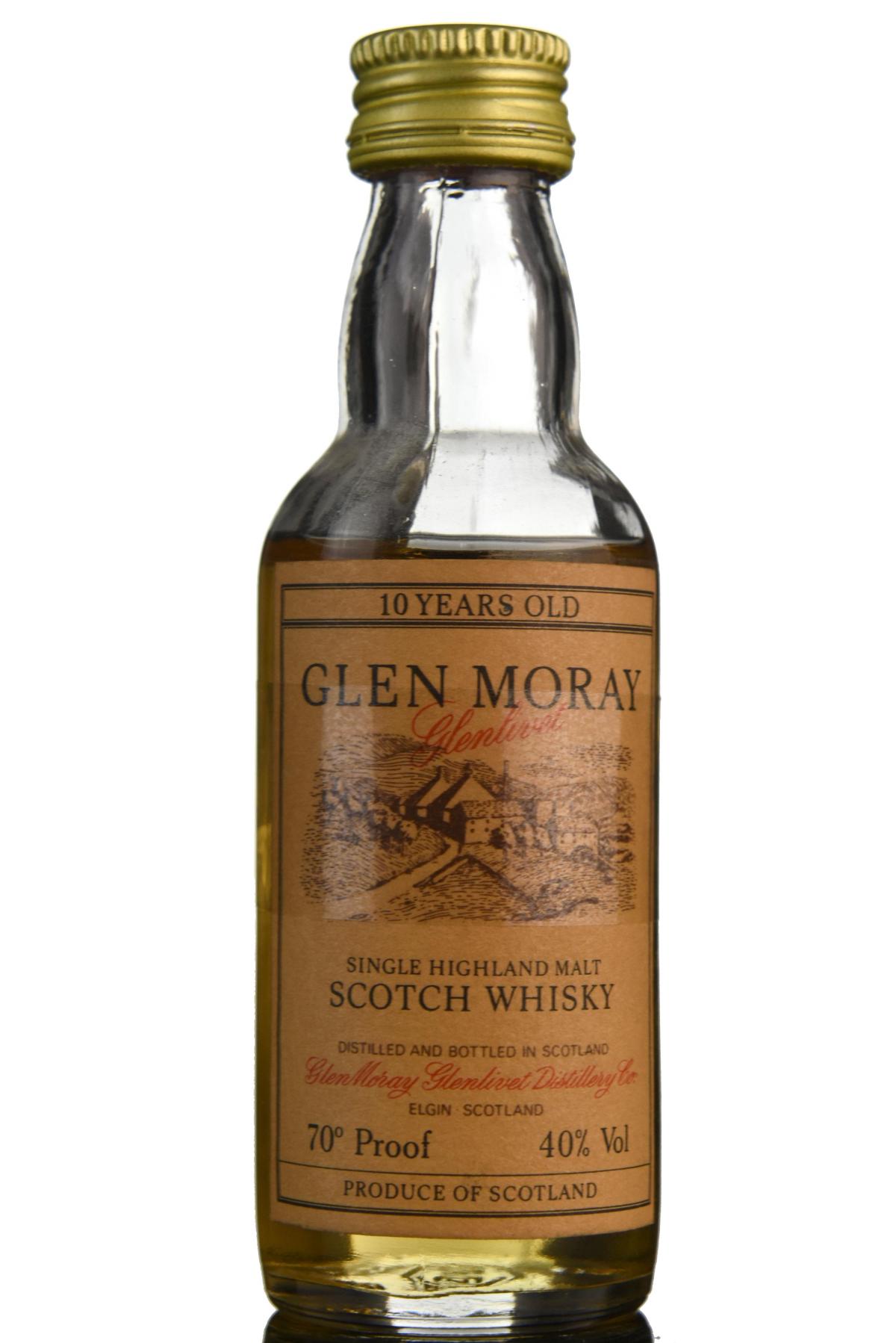 Glen Moray-Glenlivet 10 Year Old Miniature