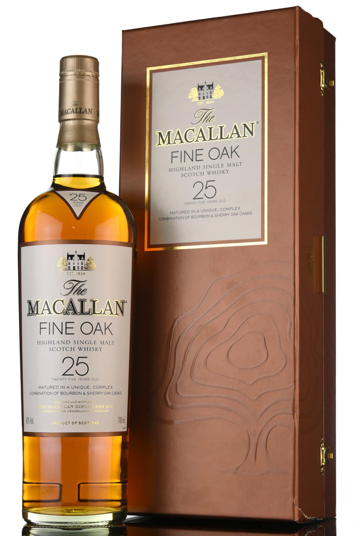 Macallan 25 Year Old - Fine Oak