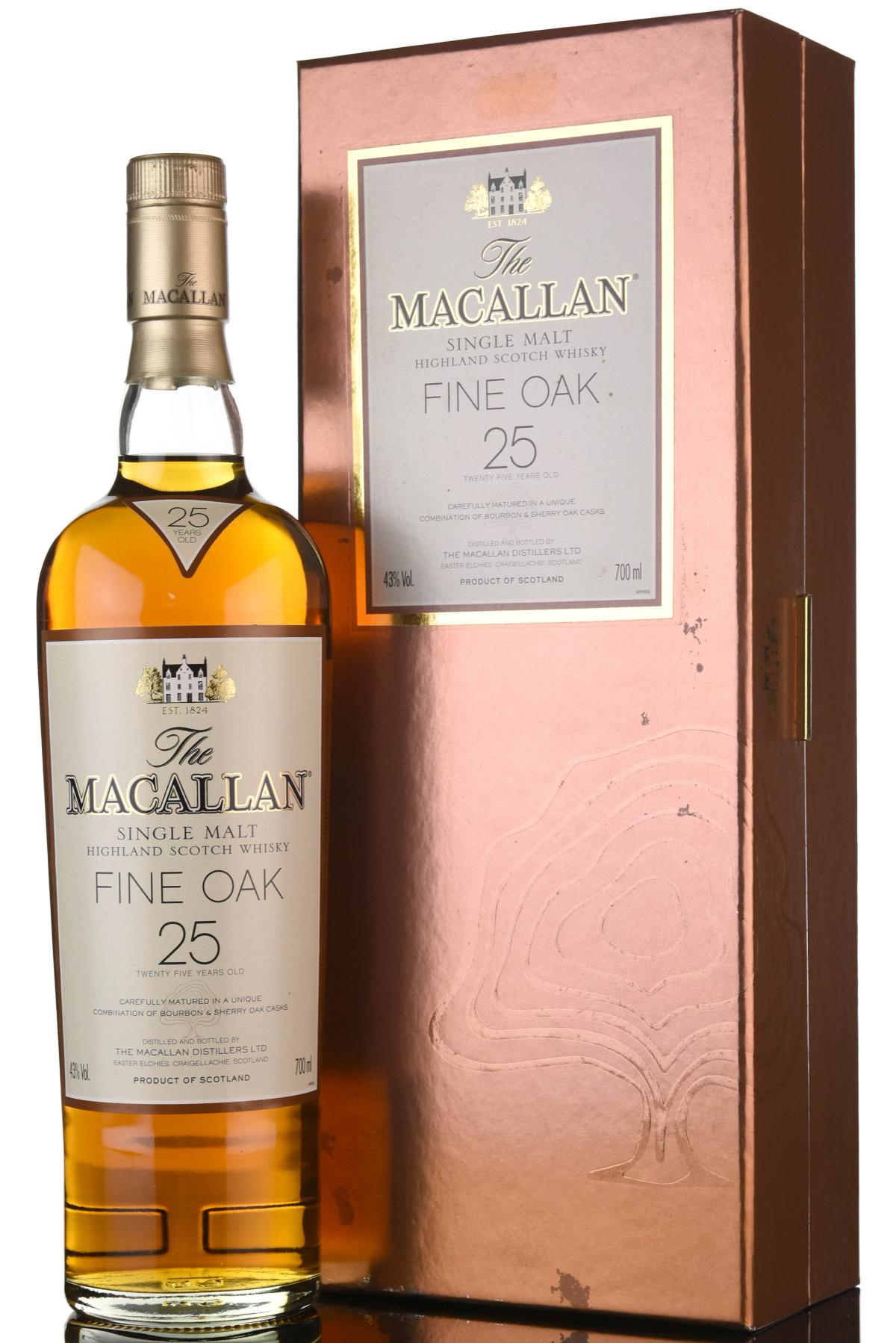 Macallan 25 Year Old - Fine Oak