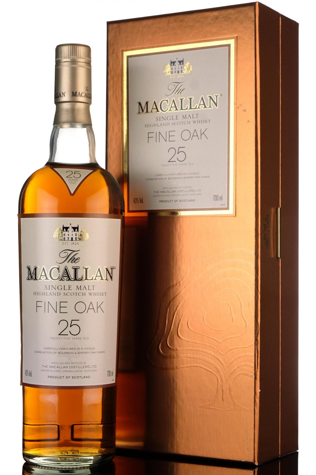 Macallan 25 Year Old - Fine Oak