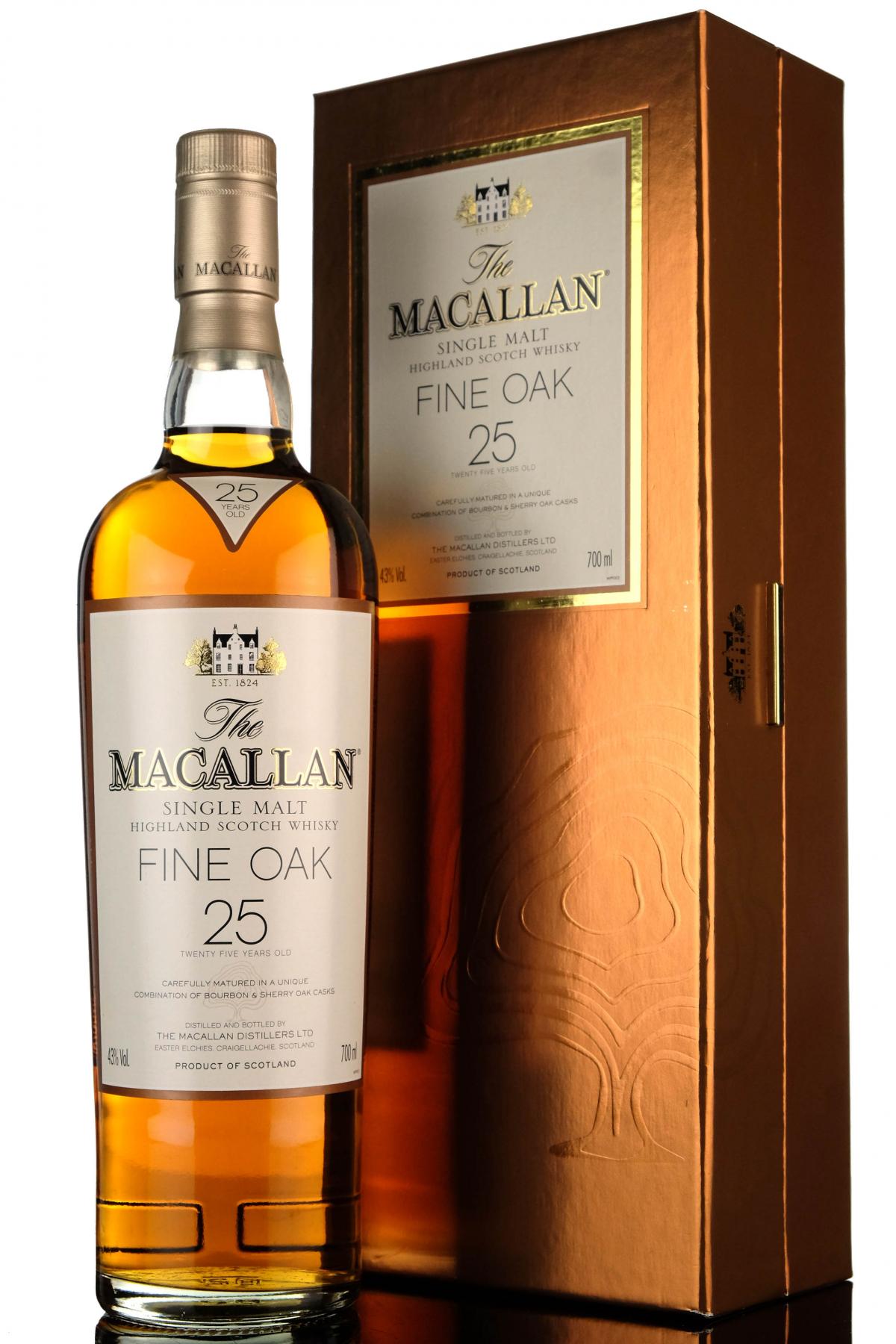 Macallan 25 Year Old - Fine Oak