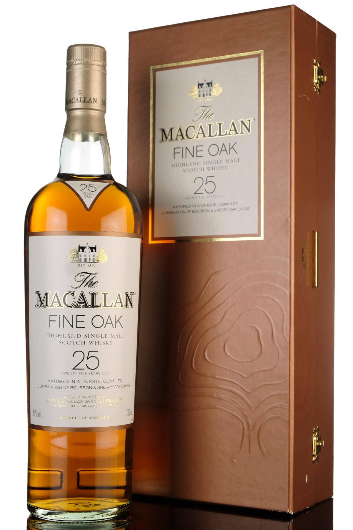 Macallan 25 Year Old - Fine Oak