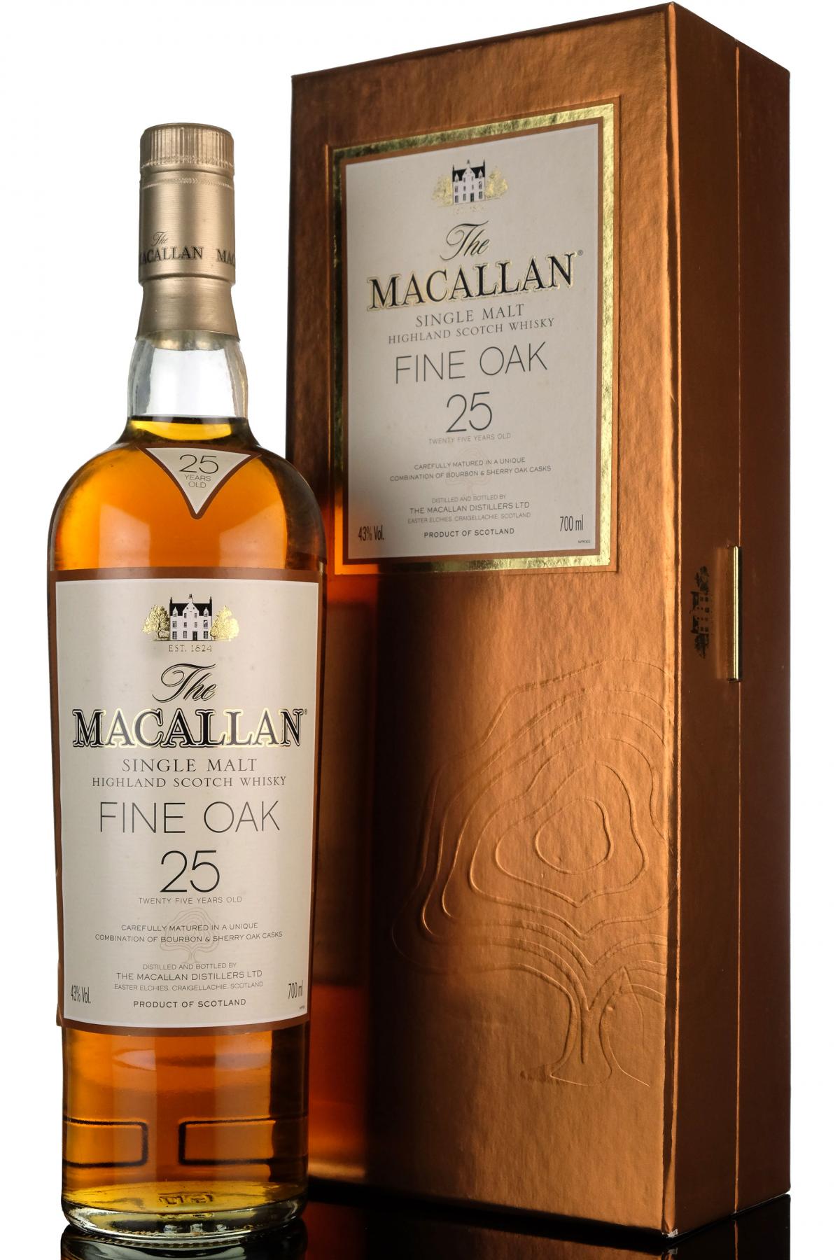 Macallan 25 Year Old - Fine Oak