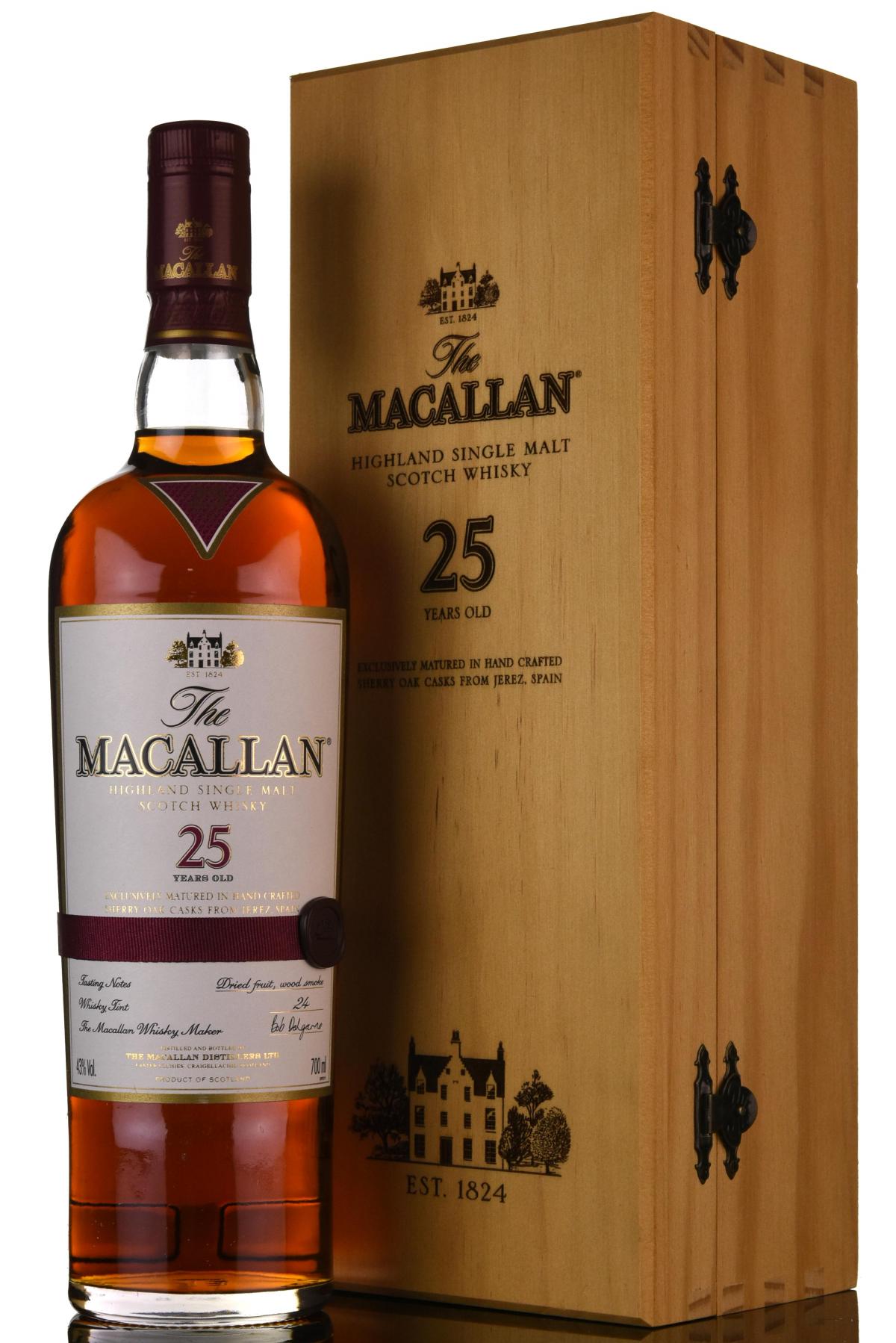 Macallan 25 Year Old - Sherry Cask