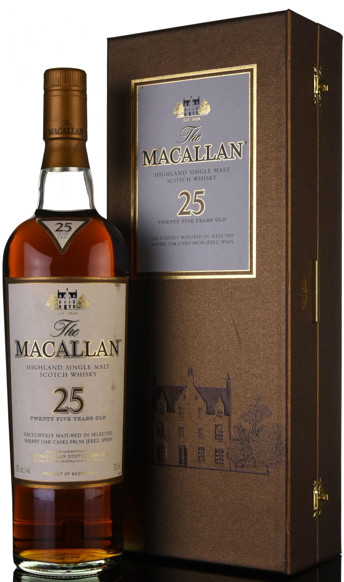 Macallan 25 Year Old - Sherry Cask - Pre 2012