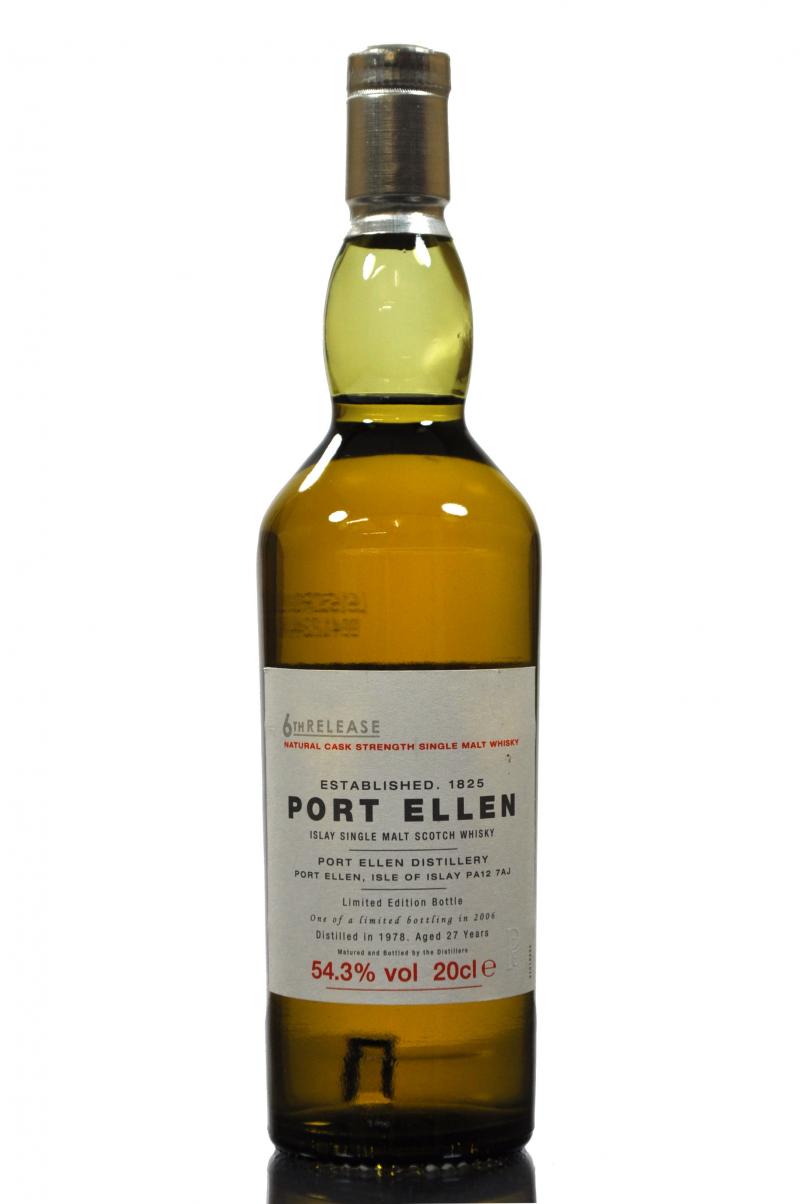 Port Ellen 1978-2006 - 27 Year Old - 6th Release - 20cl