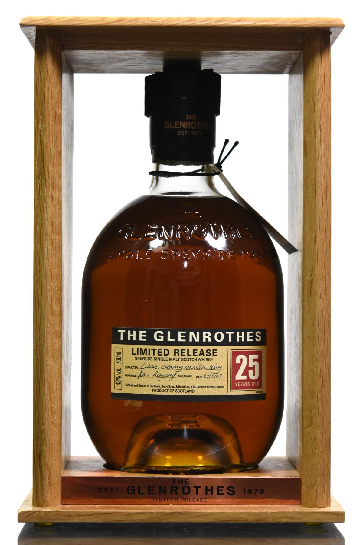 Glenrothes 25 Year Old