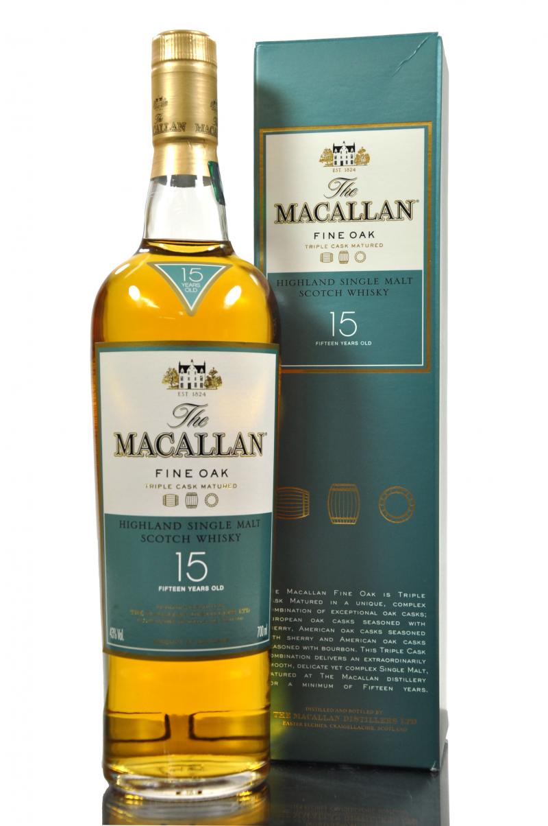 Macallan 15 Year Old - Fine Oak