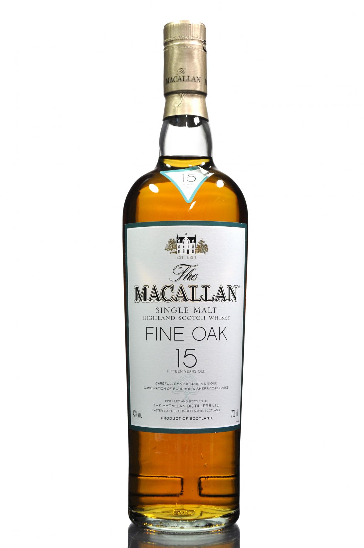 Macallan 15 Year Old - Fine Oak