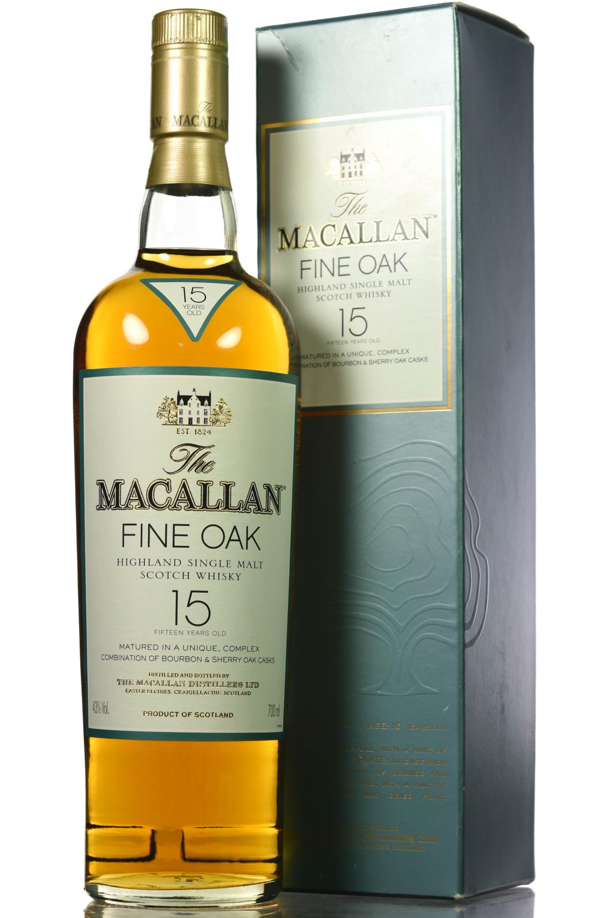 Macallan 15 Year Old - Fine Oak